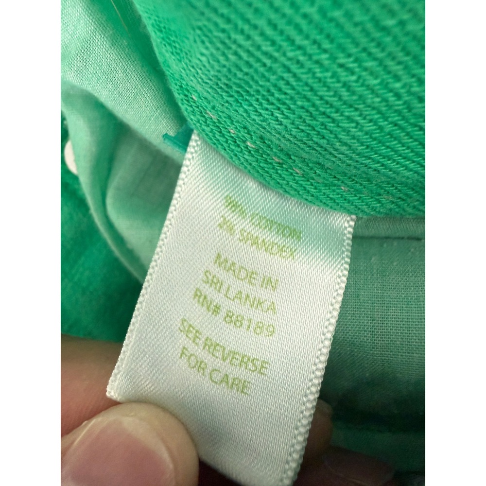 Lilly Pulitzer Size 0 Worth Straight Leg Denim Jeans Green‎ Womens - Picture 12 of 14
